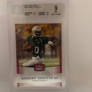 2012 LEAF DRAFT ROBERT GRIFFIN III Rookie BGS 9 (MISC3)